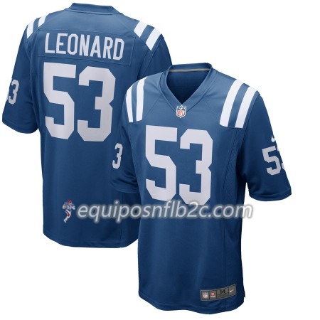 Camiseta Hombre NFL Indianapolis Colts Darius Leonard 53 Nike Royal